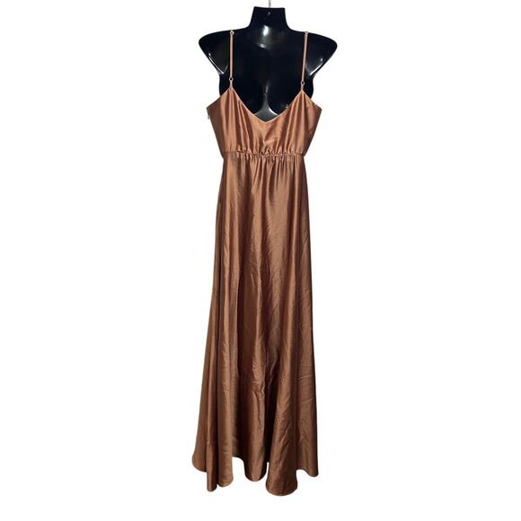 Show Me Your MuMu Chocolate Brown Maxi Dress - Picture 2 of 8